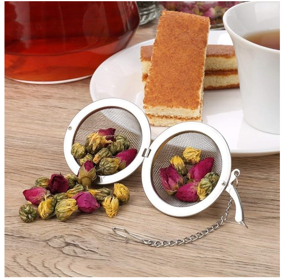 1 Stainless Steel Mesh Tea Ball 2.1 Inch Tea Strainers Teas Infuser Strainer Filters for Teas