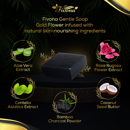 FIVONA YONI HERBAL SOAP | GOLD FLOWER |