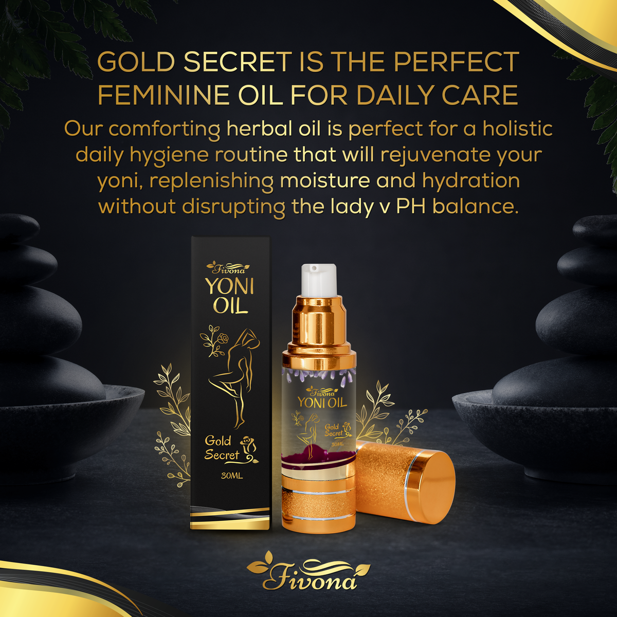 Fivona Yoni Oil | Gold Secret | 30ml